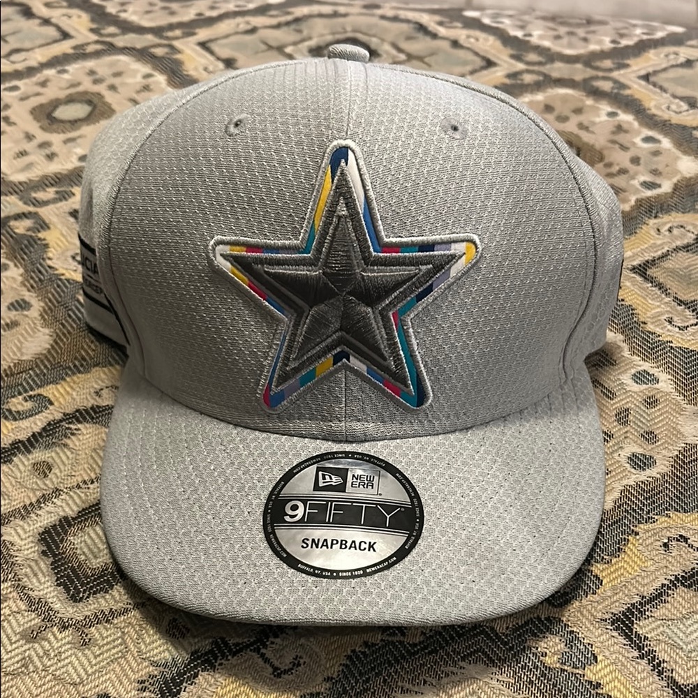 9fifty Gray Snapback Hat with Star Logo